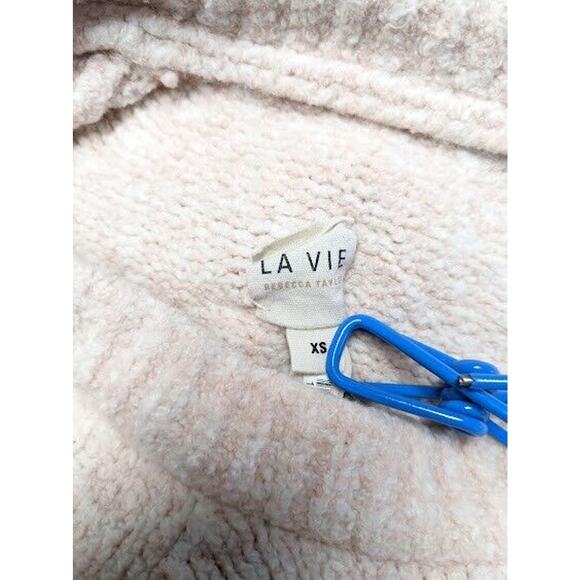 Lavie Size XS Knit Sweater Pullover Light Pink Cotton Wool Blend Crew Neck - Picture 9 of 10